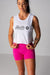 Women's Cropped Muscle Tee White