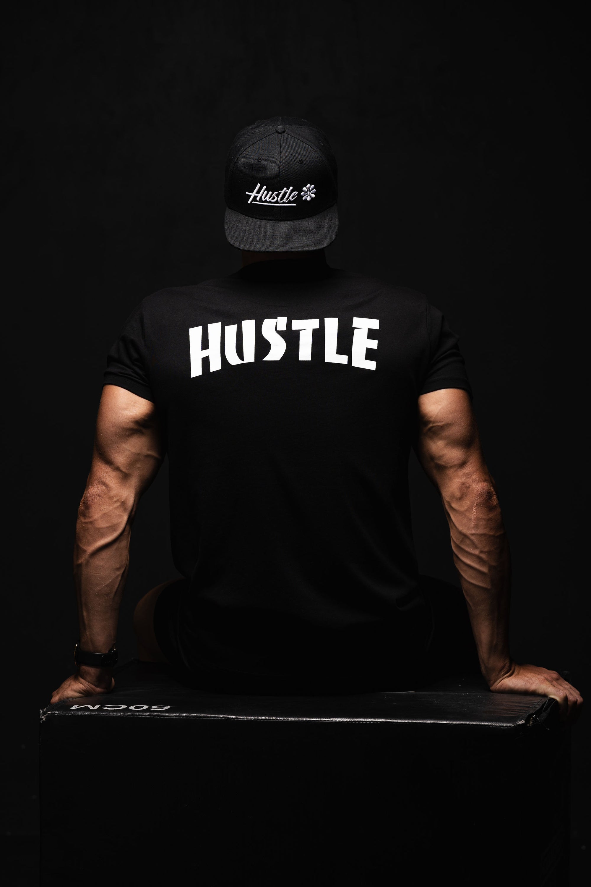 Hustle Unisex Trucker Cap Black